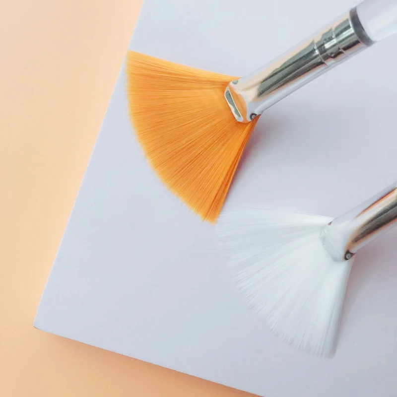 10/20/50 Uds. Brochas de maquillaje para base con forma de abanico, brocha multifuncional para máscara Facial, aceite esencial, herramientas de maquillaje de belleza para mujeres