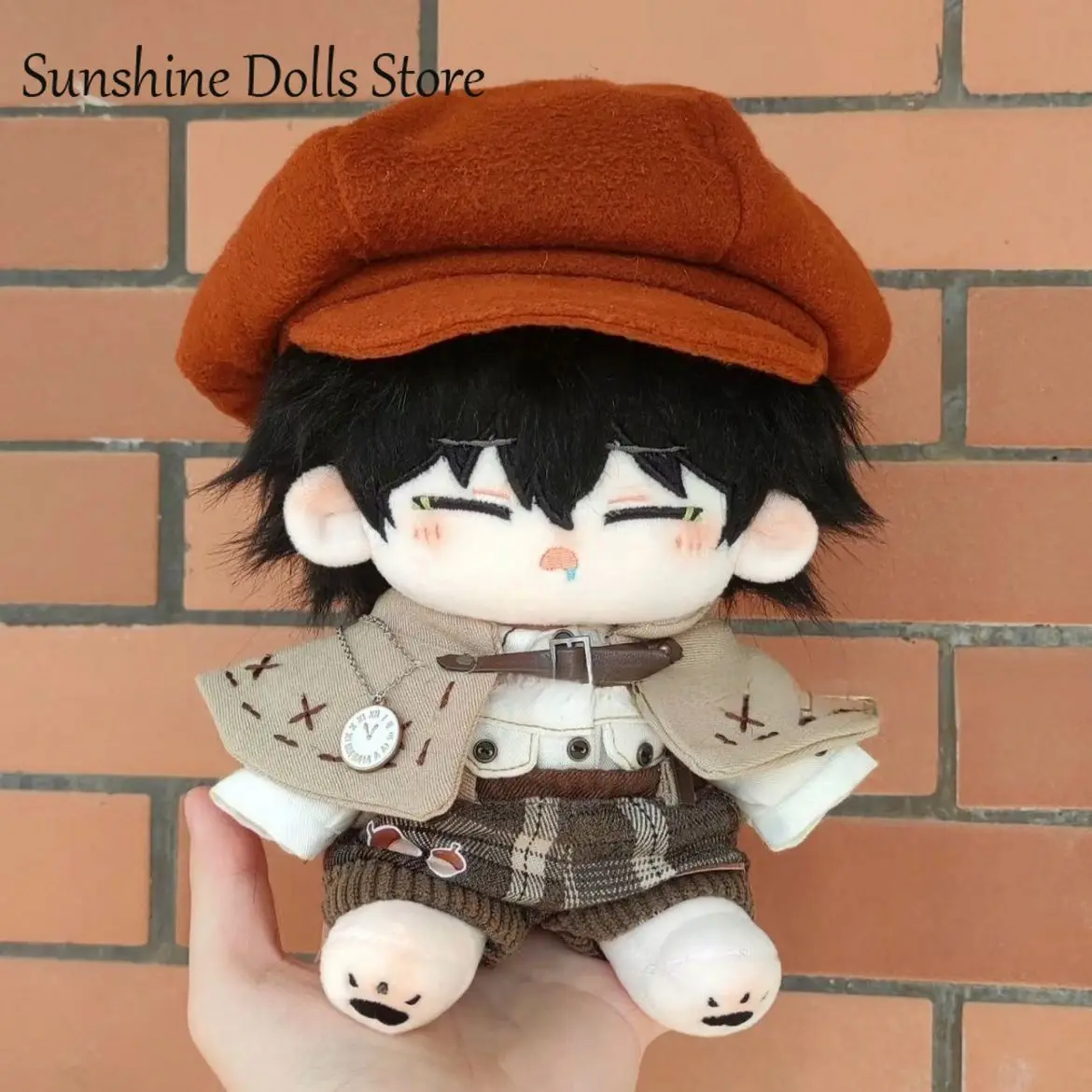 Anime rôle Edogawa Rampo beau garçon Cosplay peluche poupée squelette corps habiller coton peluche jouets mascotte cadeau de noël
