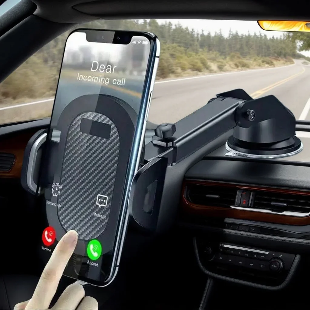 

1PC Car Dashboard Navigation Bracket - Suction Cup Mobile Phone Support for Air Outlet Mounting