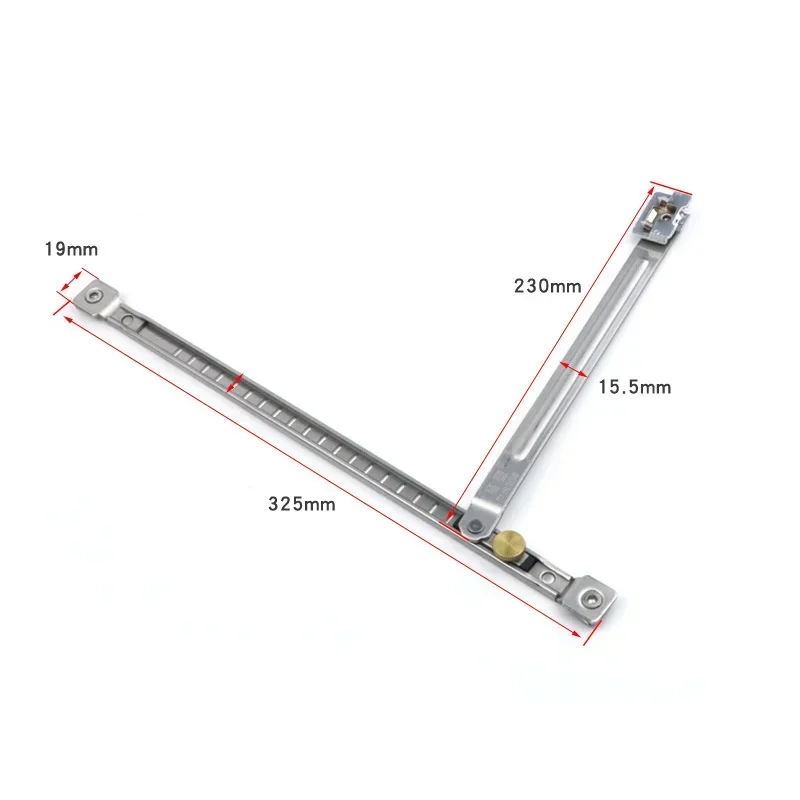 Stainless Steel Telescopic Wind Brace Locator Aluminum Window Position Stopper Control Sliding Bracing Support Limiter
