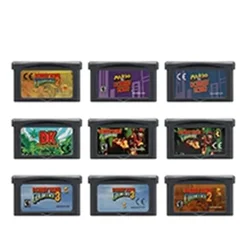 Kartridż z grą GBA 32-bitowa karta konsoli do gier wideo Donkey Kong Series Mari vs Donkey Kong Country dla GBA/SP/DS