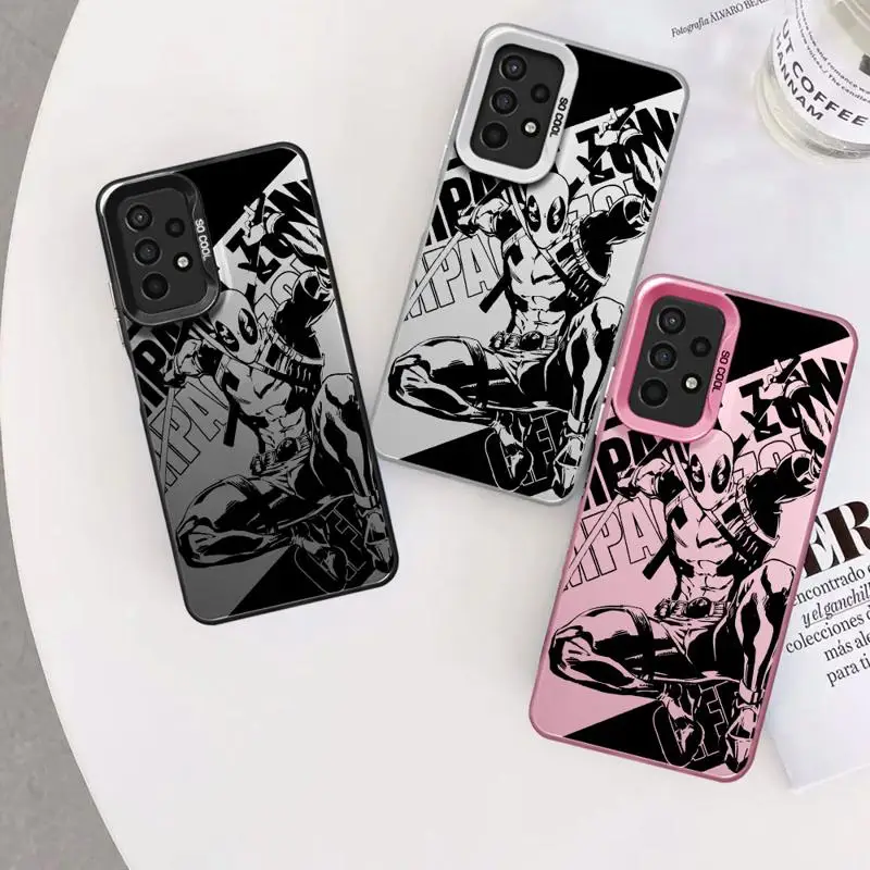 phone case forSamsung Galaxy A53 A52 A32 A25 A15 A55 A54 A72 A13 A16 A24 fundas hard shell couvres Marvel New Mutants Deadpool