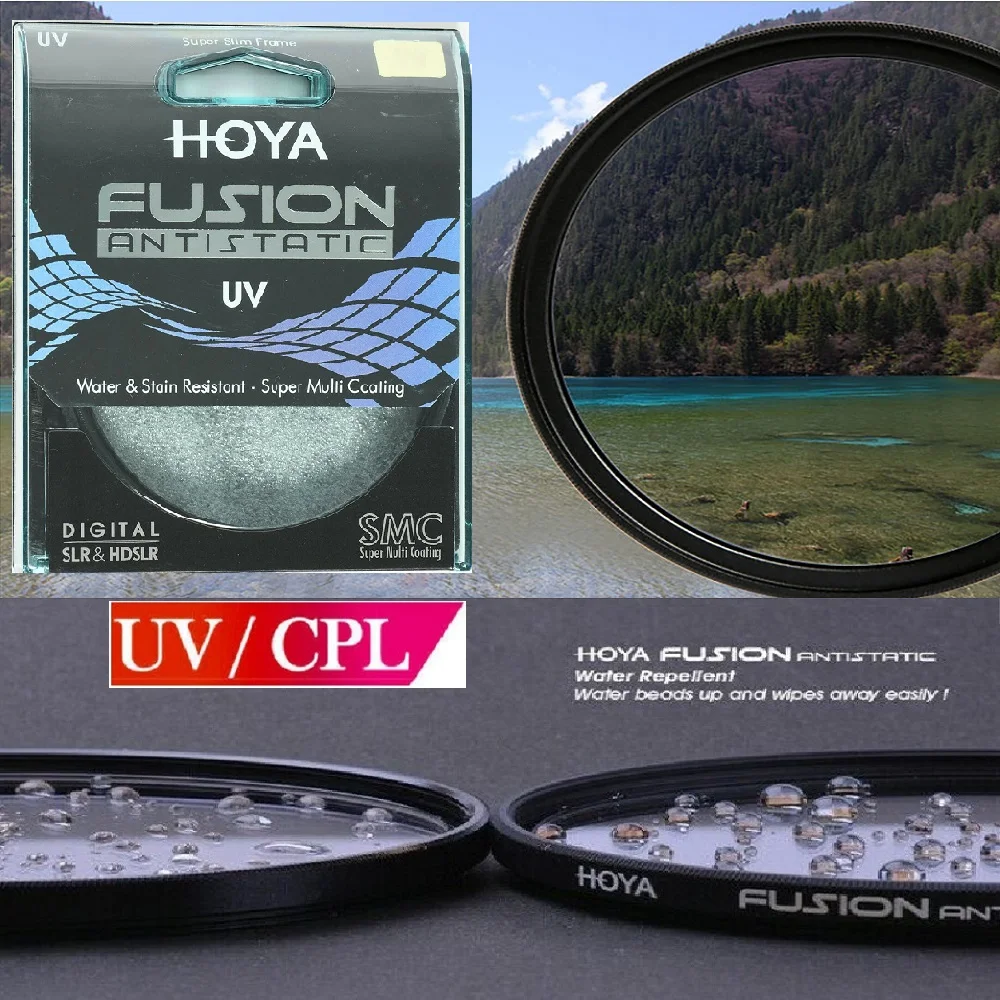 HOYA FUSION ANTISTATISCHER UV / CPL Polarisationsfilter CIR-PL 49_52_55_58_62_67_72_77_82mm Slim Multicoat Schutzfilter für Kameraobjektive – Detail 4