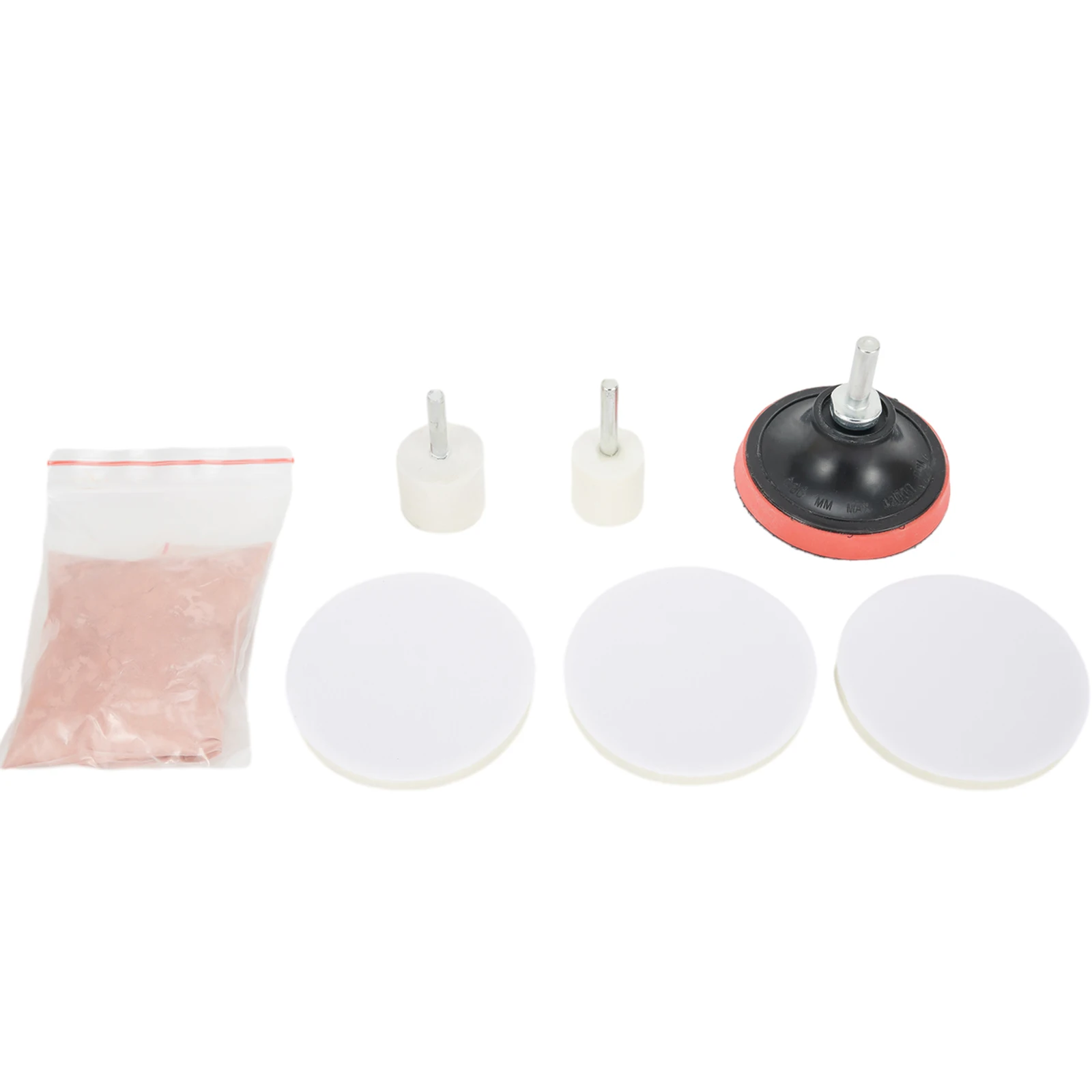 

Felt Pad Glass Polishing Kit 8pcs Convenient Durable Felt Polishing Wheel Practical Windscreen Scratch Remover