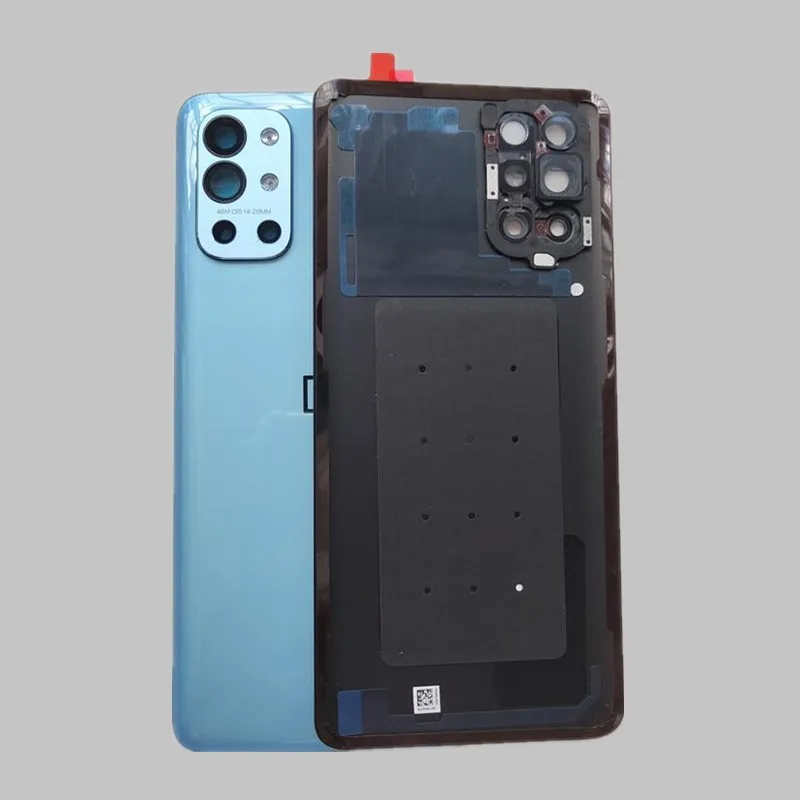 Back Cover for Oneplus 9R 1+ 9R Rear Glass Battery Housing Door Case Panel Repair with Camera Lens