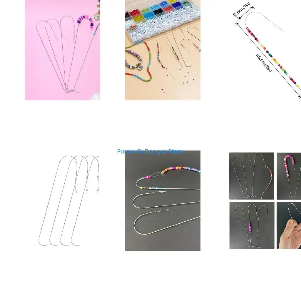 L21E Big Eye Beading Needle Set for  Beads Jewellery Making Embroidery Needle