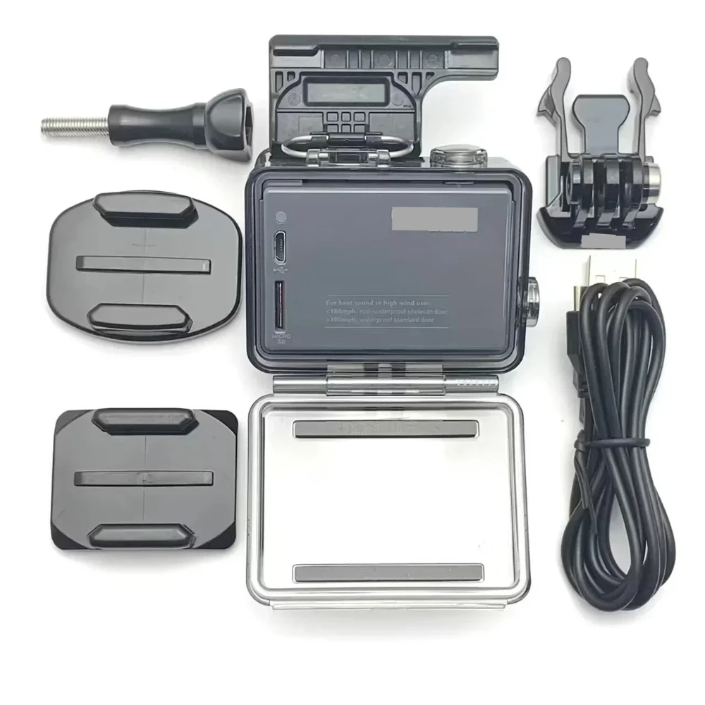 100% Original FOR GoPro Hero+ Action Camera Can Connect Wifi with Waterproof Case Base Data Cable Screw