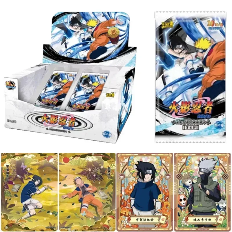 Cartas de colección de personajes de Anime para niños, cartas de Naruto, KAYOU, T4w6, Array Chapter, Rare BP SE, MR, juguetes para niños, regalo de Halloween y Navidad, nuevo