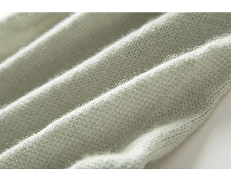 Damen-Schlauchschal aus 100 % Kaschmir, leichter Kamin-Schal, Halsmanschette, wärmer, Wasserfallausschnitt, Schlaufe, weiche Strick-Accessoires für Kinder – Detail 13