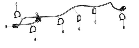 9AYV-808299-6700 This is the wiring for connection.