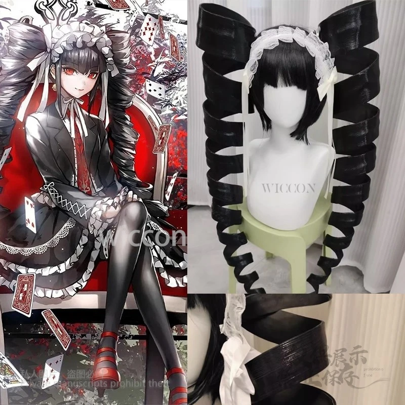 

Yasuhiro Taeko 2/3m Wigs Heat Resistant Synthetic Hair Danganronpa Celestia Ludenberg Cosplay Costume Halloween Carnival Party
