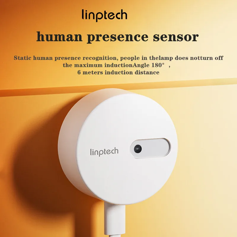 Linptech-Sensor ES1 de Presença do Corpo Humano, Comunicação Bluetooth Milímetro, Onda, Radar, Indutivo, Reconhecimento Estático para Mijia App