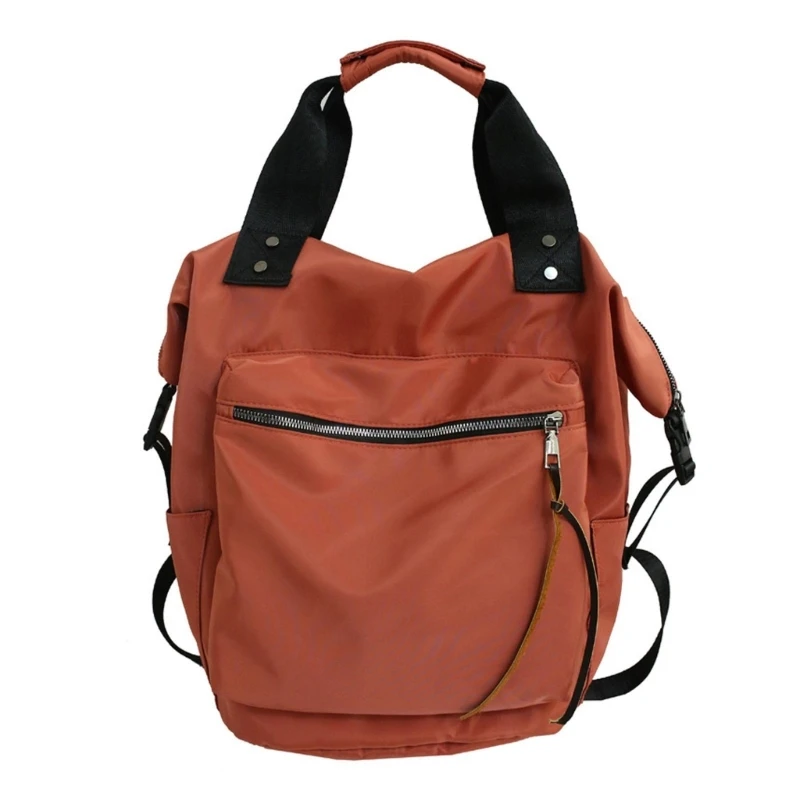 Mochila informal nailon para mujer, bolsas libros viaje capacidad para adolescentes y estudiantes, bolso