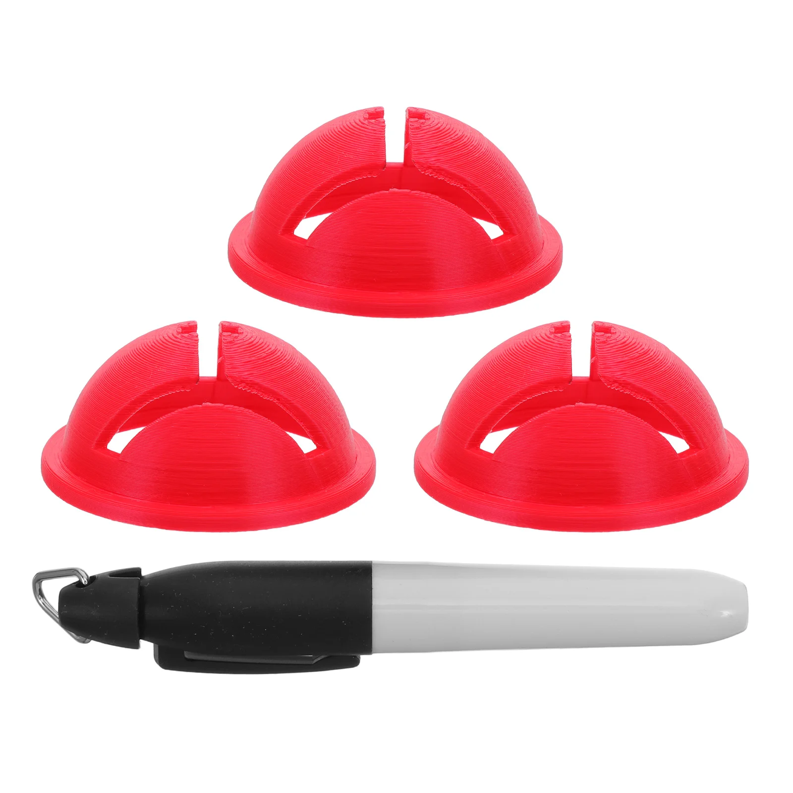 

4pcs Golf Ball Line Marker Tool Precision Alignment Drawing Aid For Accurate Putting Stroke Durable Golf Ball Alignment Tool