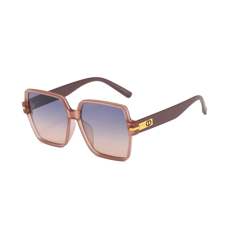 إطار كبير مربع نظارات شمسية النساء الرجال رائعة النظارات الشمسية الفاخرة بركة ظلال الحفلات سيدة رجل نظارات واقية UV400