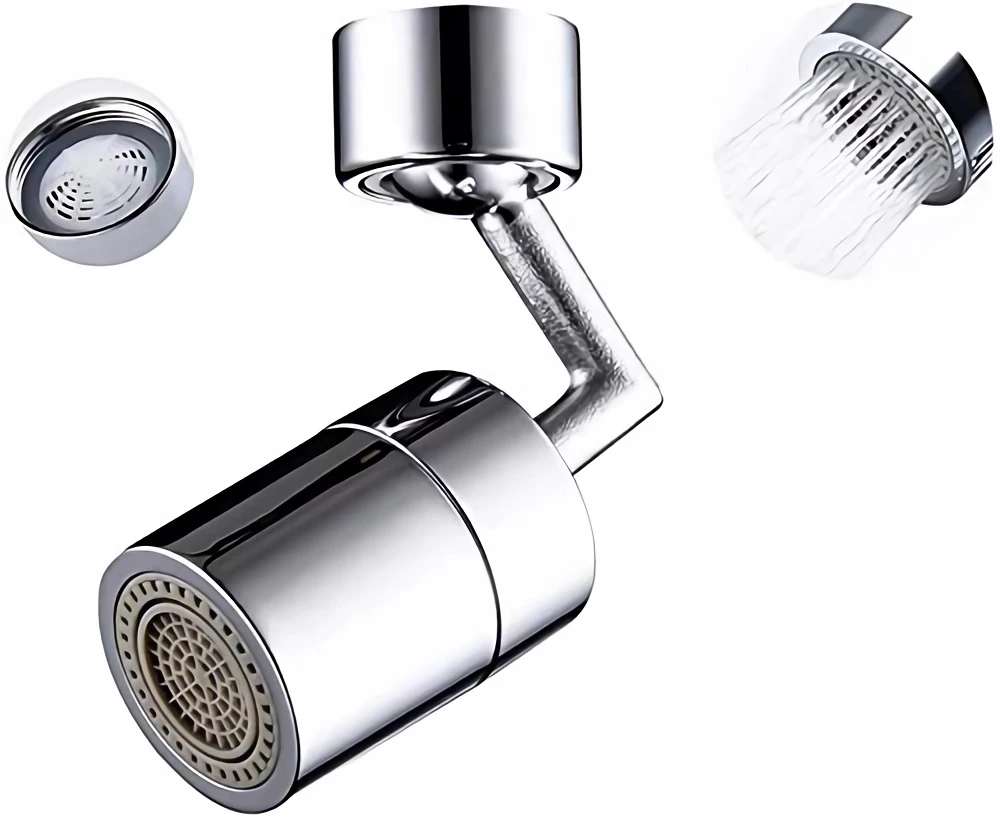 720°Universal Kitchen Faucet Anti-splash Aerator Bathroom Tap Rotatable Faucet Sprayer Saving Water Tap Nozzle Extender Adapter