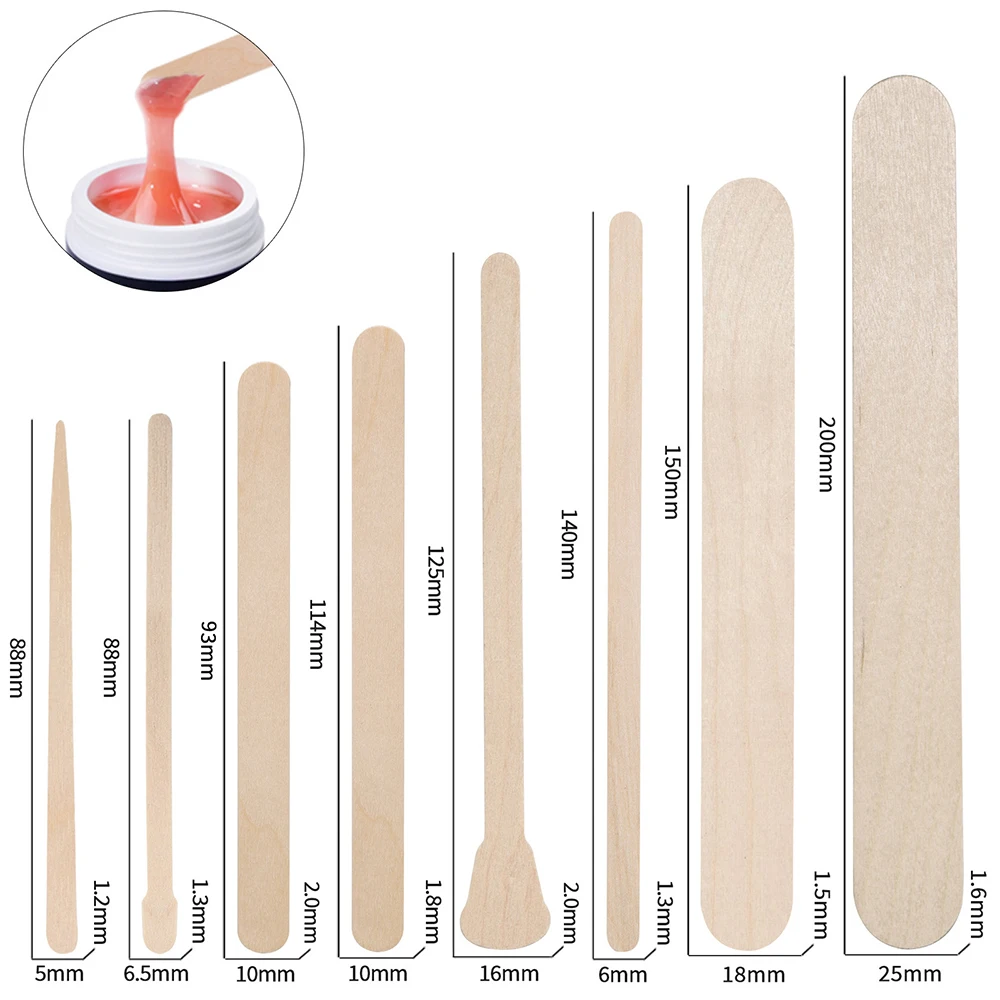 

50/100Pcs Nails Tools Double Head Wood Orange Sticks Cuticle Pusher Dead Skin Cuticle Remover Hair Removal Wax Adjustment Sticks
