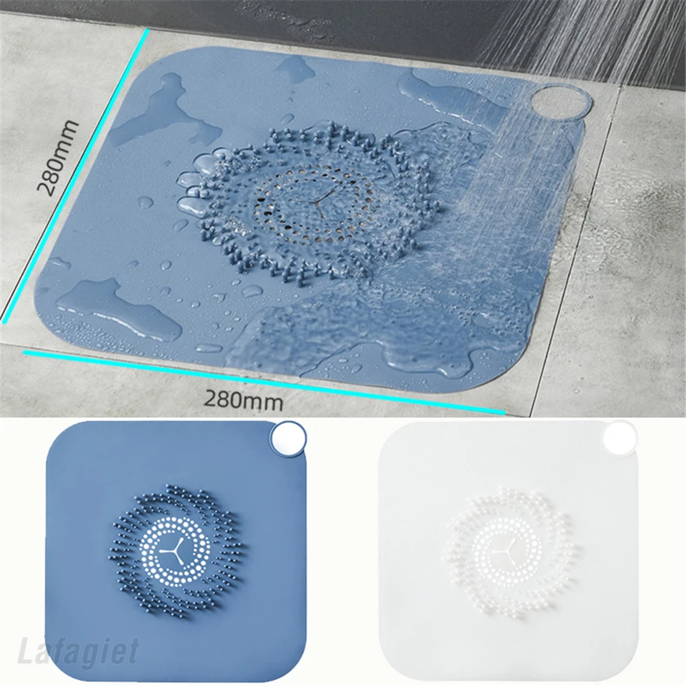 Shower Floor Drain Hair Catcher Stopper Plug Sink Strainer Anti-blocking Washbasin Drain Cover Filter Trap For Bathroom Supplies