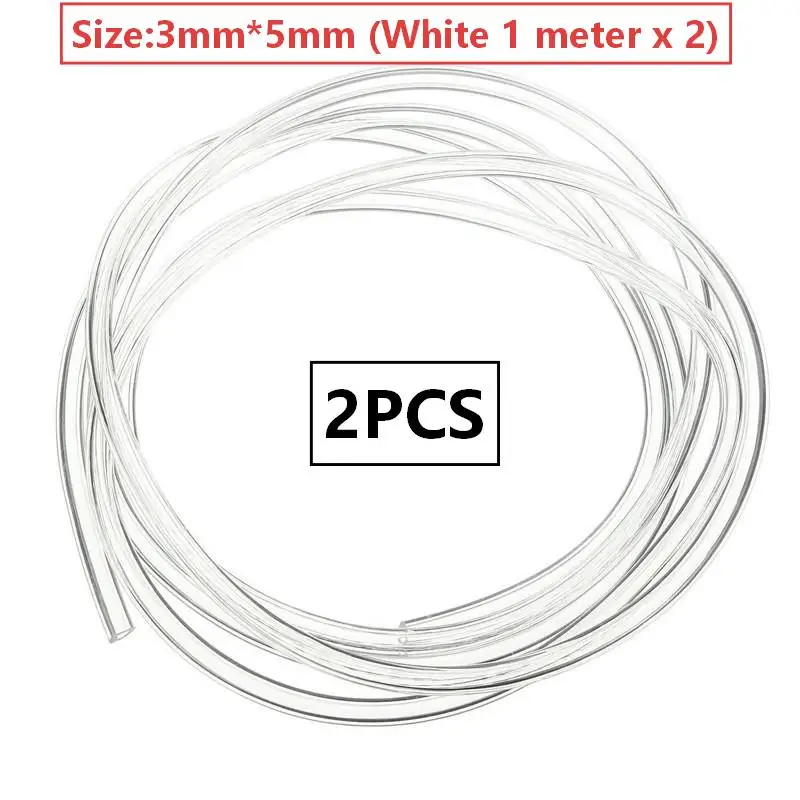 3mm x 5mm Petrol Fuel Hose for Garden Machinery Carburetor Fuel Cup Chainsaw Brushcutter Trimmer Lawn Mower Tools