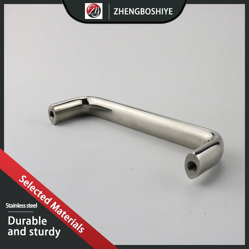 

304 Stainless Steel Solid Handle Elliptical Industrial Activity Container Door High Load-Bearing Equipment