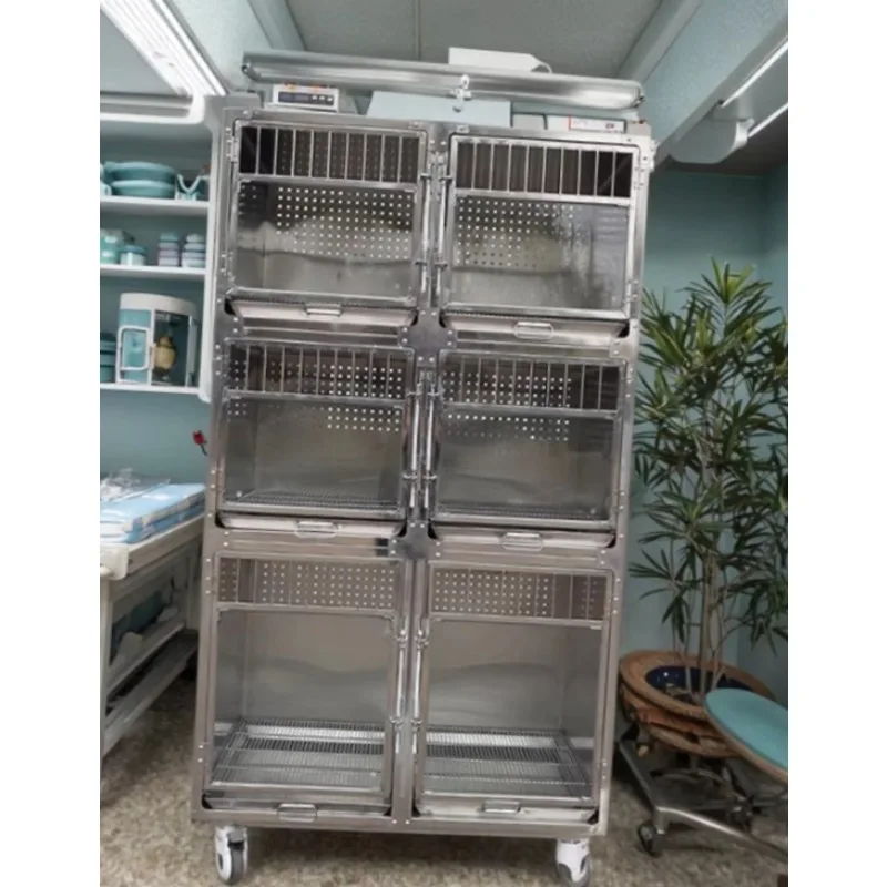 

Metal Pet Display Cage: High Quality Veterinary Equipment Dog Cage for Clinic Animal Care for Pet Supplies