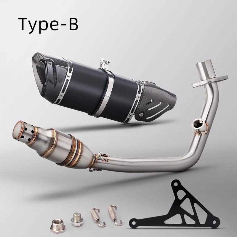 

For Vespa 150 sprint Primavera Full exhaust muffler styem Motorcycle Exhaust Muffler Modified Pipe Connection Middle Tube Link