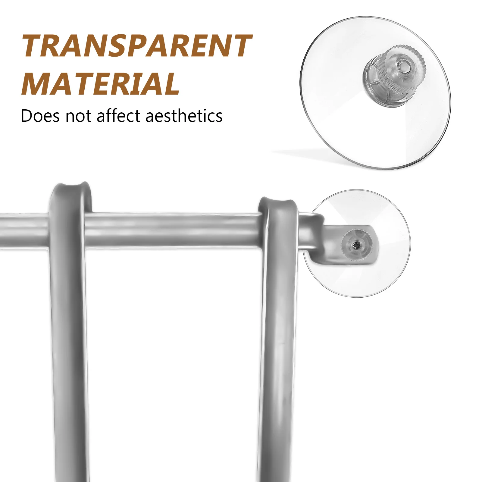 

8Pcs Transparent Suction Cup Hooks Multi-Use Strong Bearing Punch-Free for Tiles Marble Glass Suction Cup Hooks