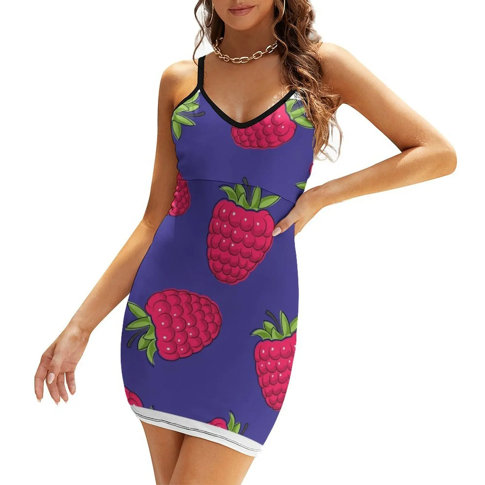 

Raspberry Design Sling Dress Woman dresses dress for women 2025 dresses with long sleeves Women's evening dress