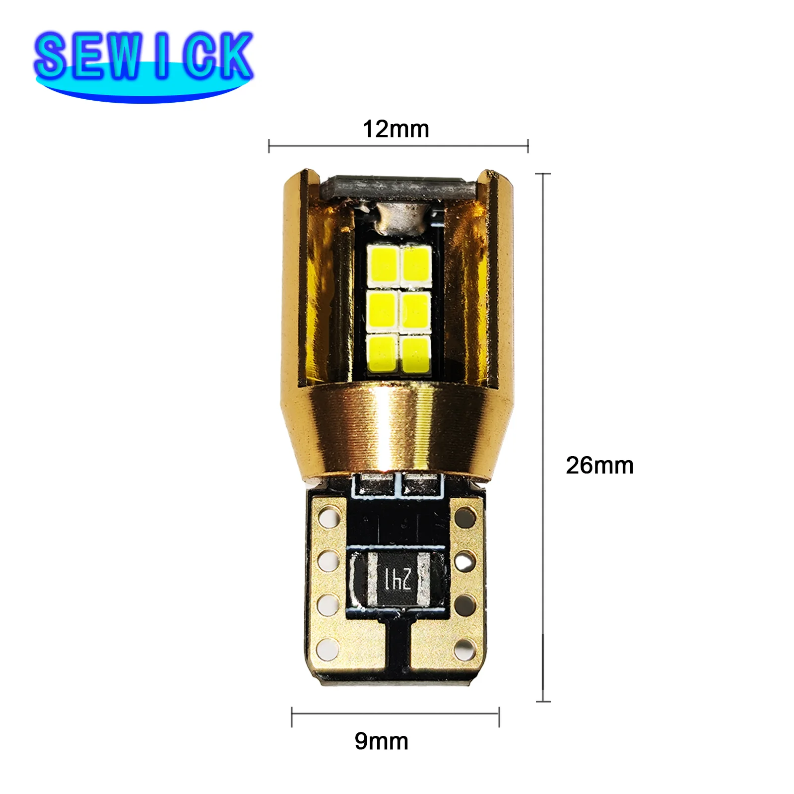 100 Uds nuevo T10 W5W Super brillante 2016 LED 18SMD luces de estacionamiento de coche WY5W bombillas de cuña automática Canbus lámparas de techo de lectura Interior