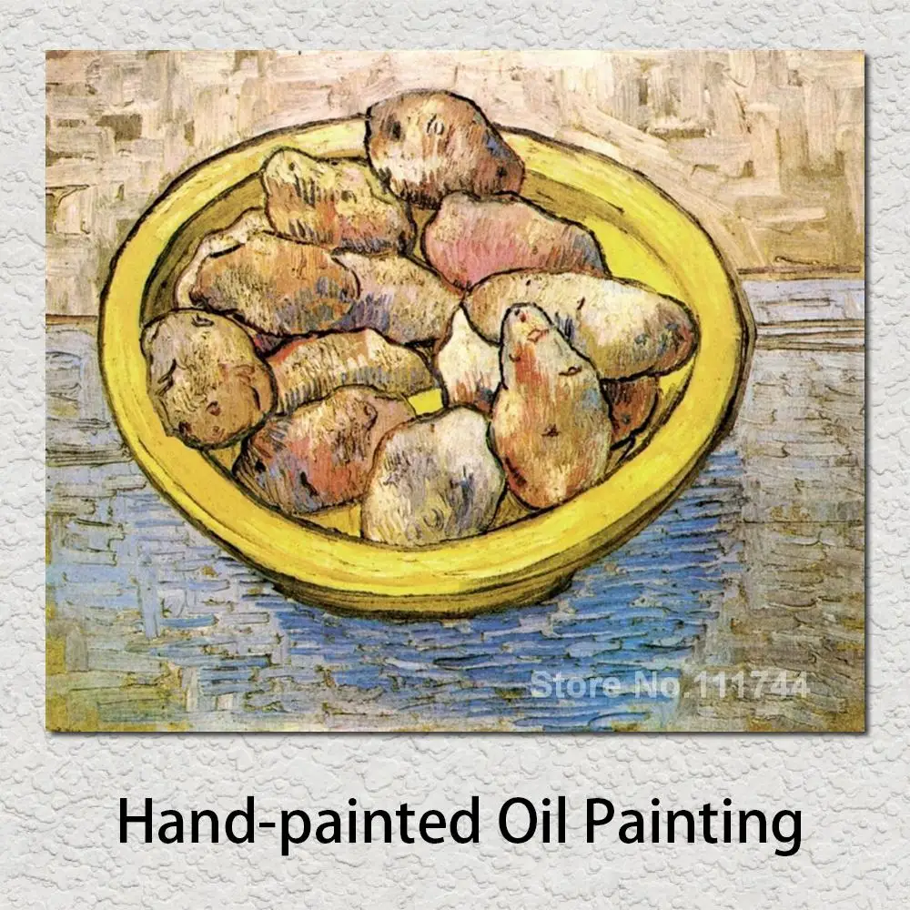 

Famous Art for Bedroom Still Life Potatoes in A Yellow Dish Vincent Van Gogh Paintings Hand Painted High Quality