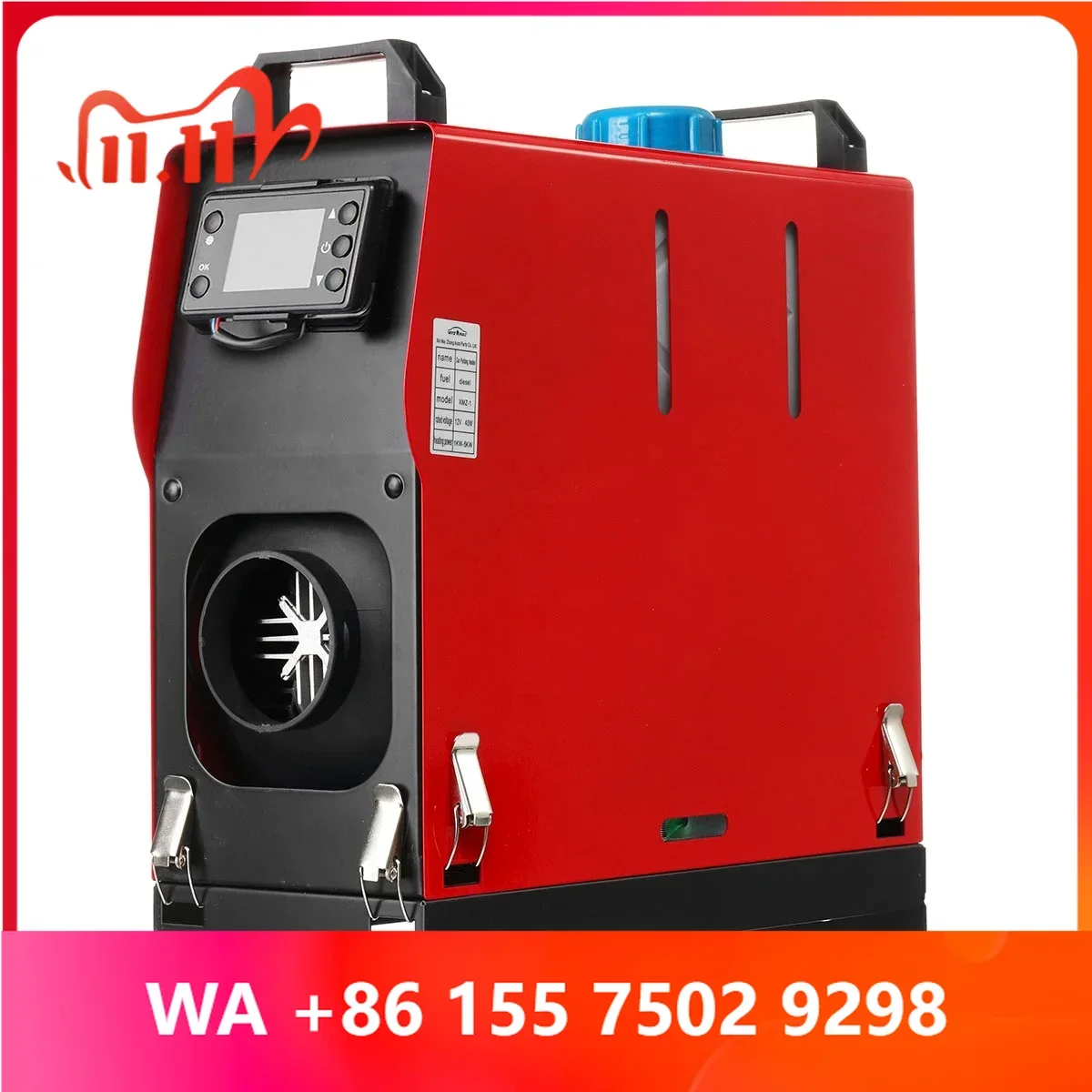 All In One Air s Heater 1-8 Adjus 12 One Hole Car Heater For Trucks Motor Homes Boats Bus +LCD key Switch+Remote
