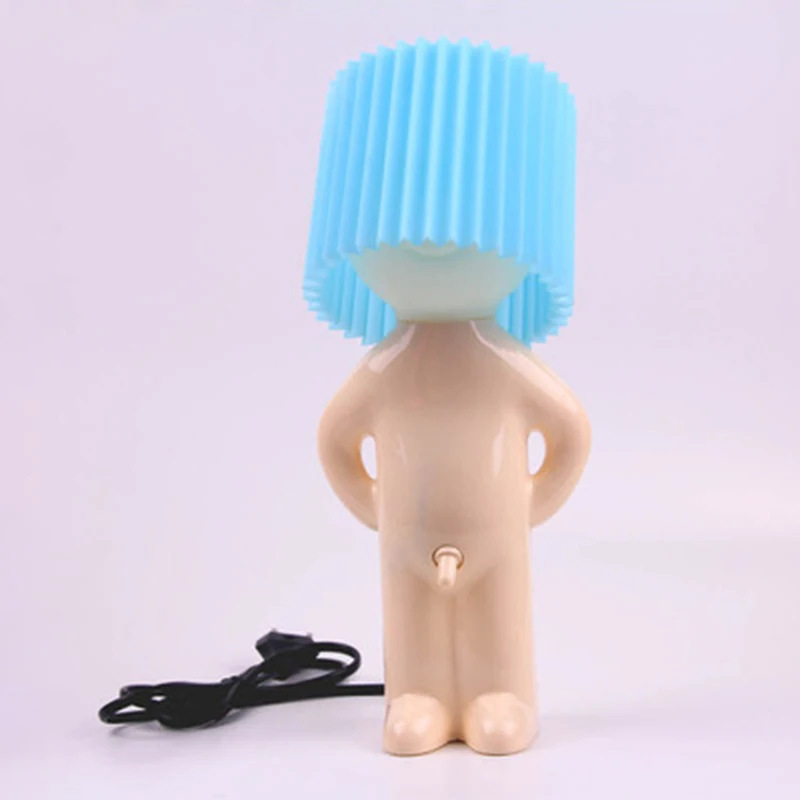 Naughty Boy Mr.P A Little Shy Man Creative Lamp Small Night Light Desk lights home decoration nice gift