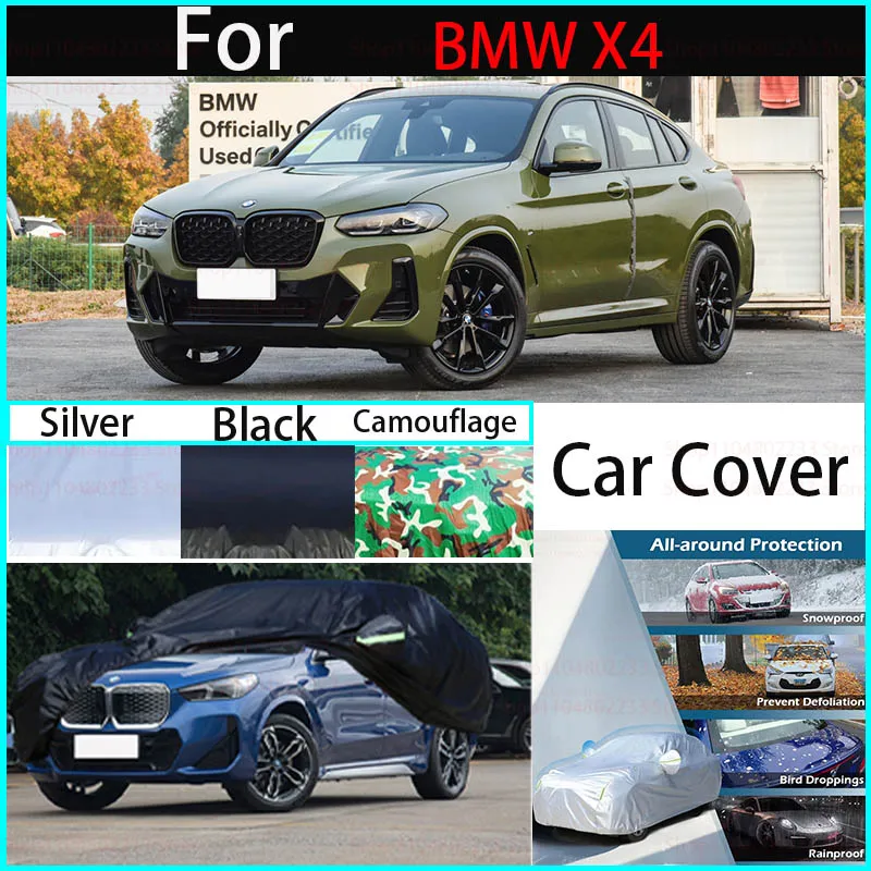

Waterproof Car Covers Series All-season Car CoverDustproof, Snowproof and UV-resistant Car Accessories for BMW X4 Car Cover