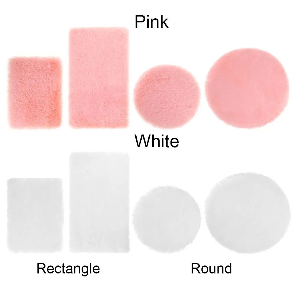 لعبة الشمال نمط اللعب منزل صغير الكلمة حصيرة الملحقات مصغرة شعر البساط دمية السجاد #6