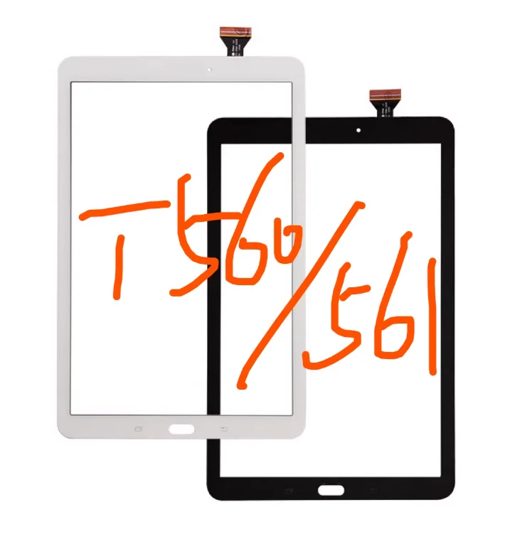 5Pcs/Lot For Samsung Galaxy Tab S9 Ultra Plus FE Touch Screen Panel Tablet S9+ X710 X810 X910 Front Outer LCD Glass With OCA