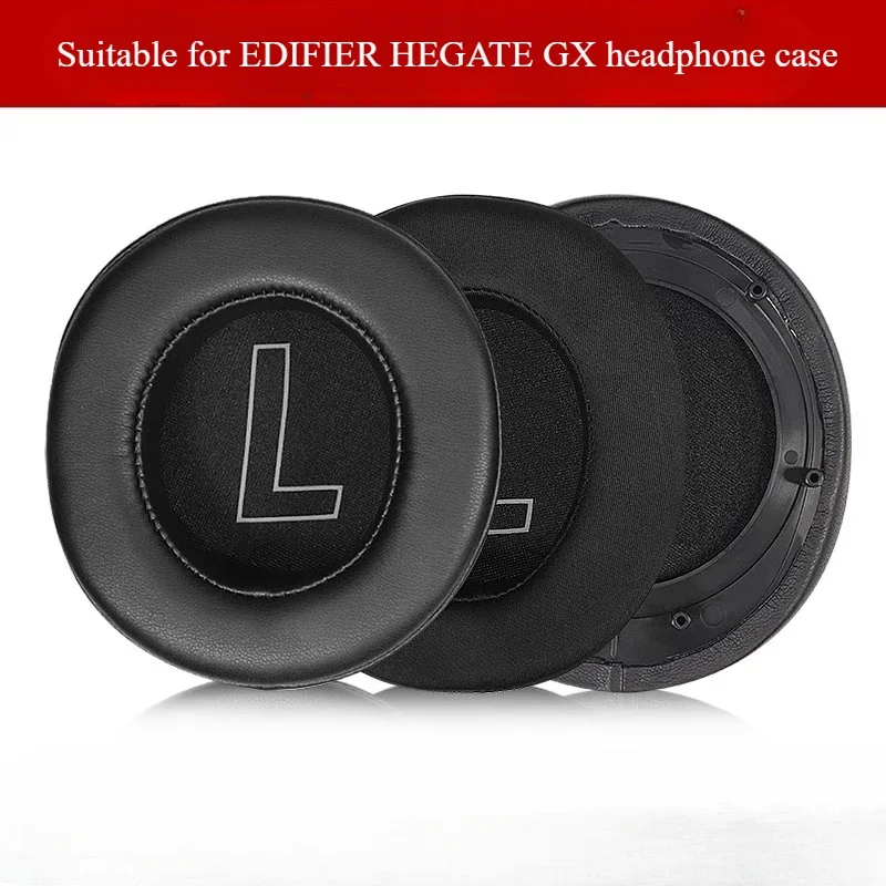 Earpads Suitable for EDIFIE HEGATE GX Earphone Cover GX Computer Head Mounted Earphone Sponge Earmuffs Leather Cover Accessories