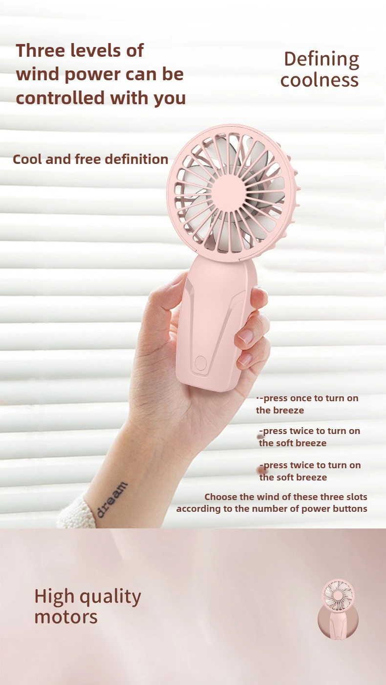 Portable Mini Pocket Fan Usb Rechargeable Handheld Cooling Device_voghion.com