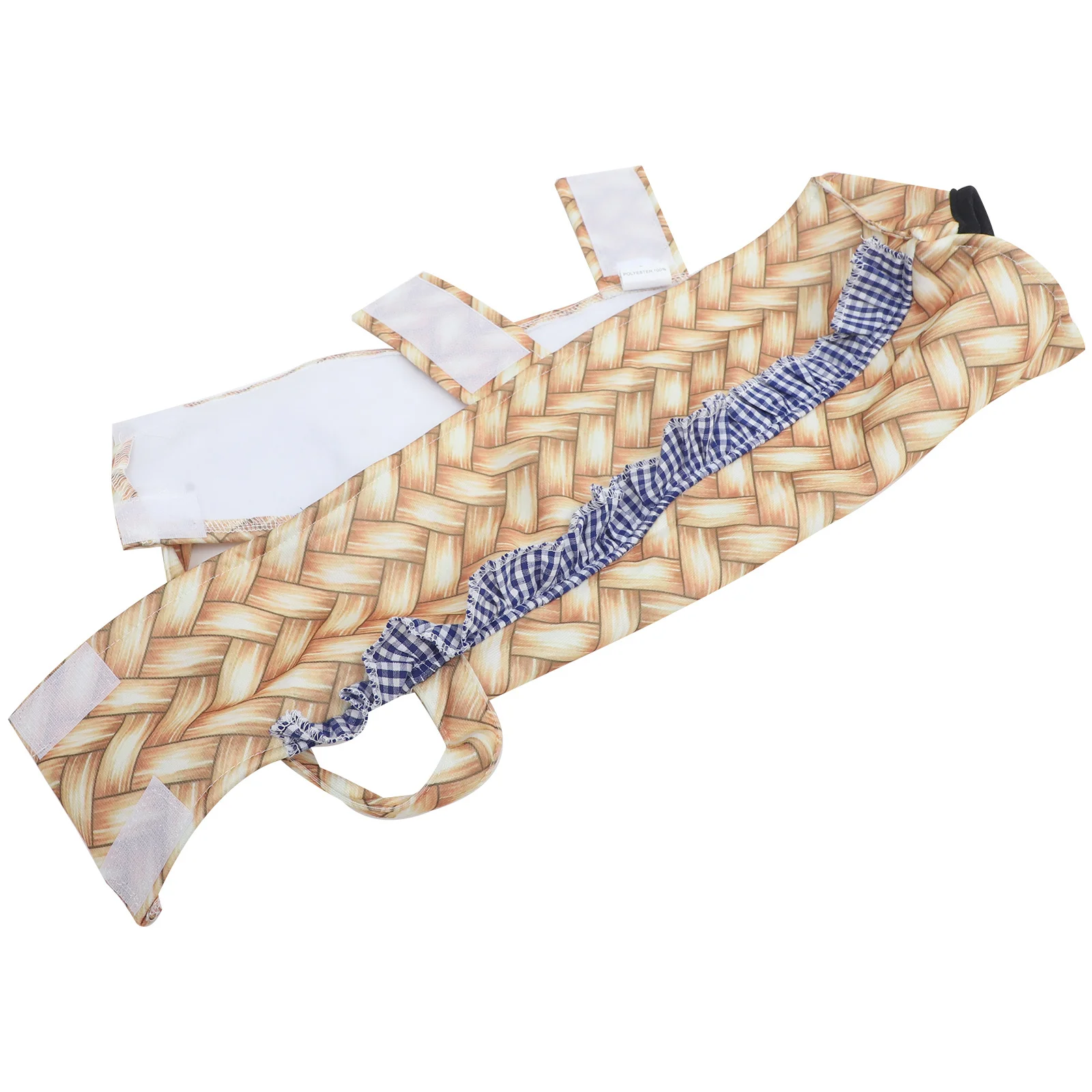 

Pet Dog Funny Basket Style Costume Breathable Acrylic Fiber Comfortable Halloween Christmas Pet Clothes Dog Cosplay Outfit