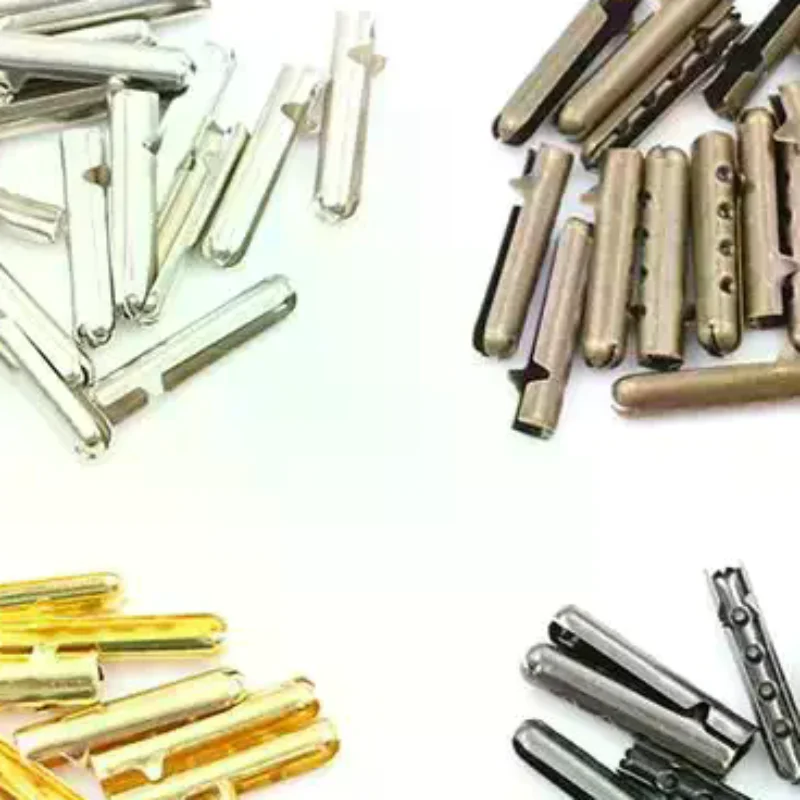 50Pcs shoe repair shoelace tip rope clip toe Aglets DIY fashion