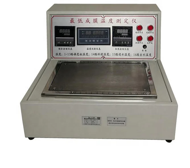 

Semiconductor Refrigeration Requires External Water Source MFT Low Film-forming Temperature Tester