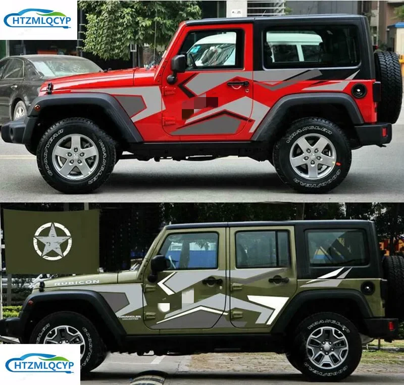 

Автомобильная наклейка для Jeep Wrangler, модифицированная на заказ декоративная пленка для бездорожья