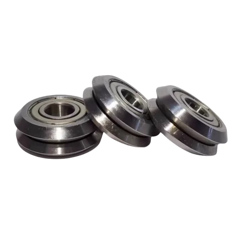 10 Stück V6202ZZ V-Nut-Richtlager A1500ZZ V90 15*47*11mm V6202 Riemenscheibenlager V-Nutbreite 6mm – Detail 1
