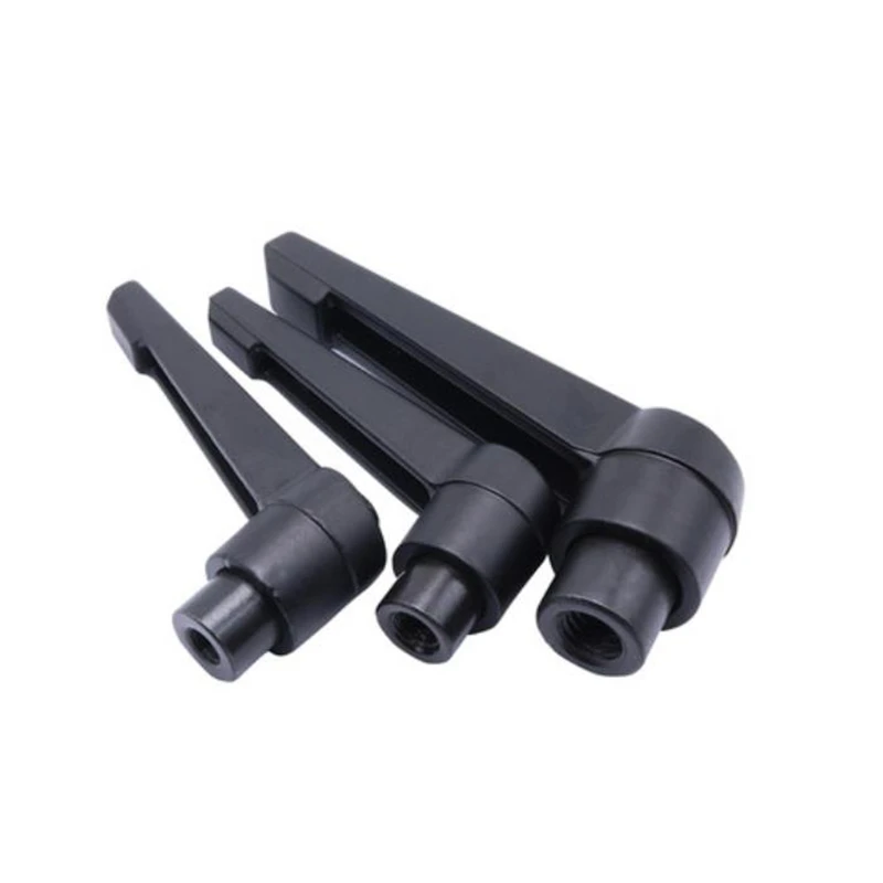 1pc M5 M6 M8 M10 M12 M16 Adjustable Handle Lever Clamping Handles Female Thread Metal Knob Nut Machinery Tools Position Nut