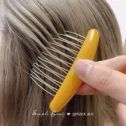 Korean Inserted Combs Clip Crystal Hair Comb Inserts Hair Clips Hairpins Headwear Hairband Bridal Fashion Hair Accessories Women