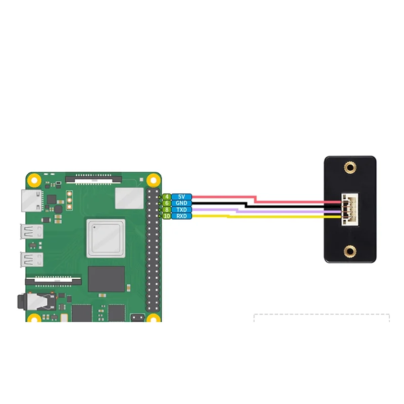 AA60-50M TOF Laser Ranging Sensor Laser Ranging Sensor TOF Laser Ranging Sensor 100Hz 100K LUX Immune UART I2C I/O