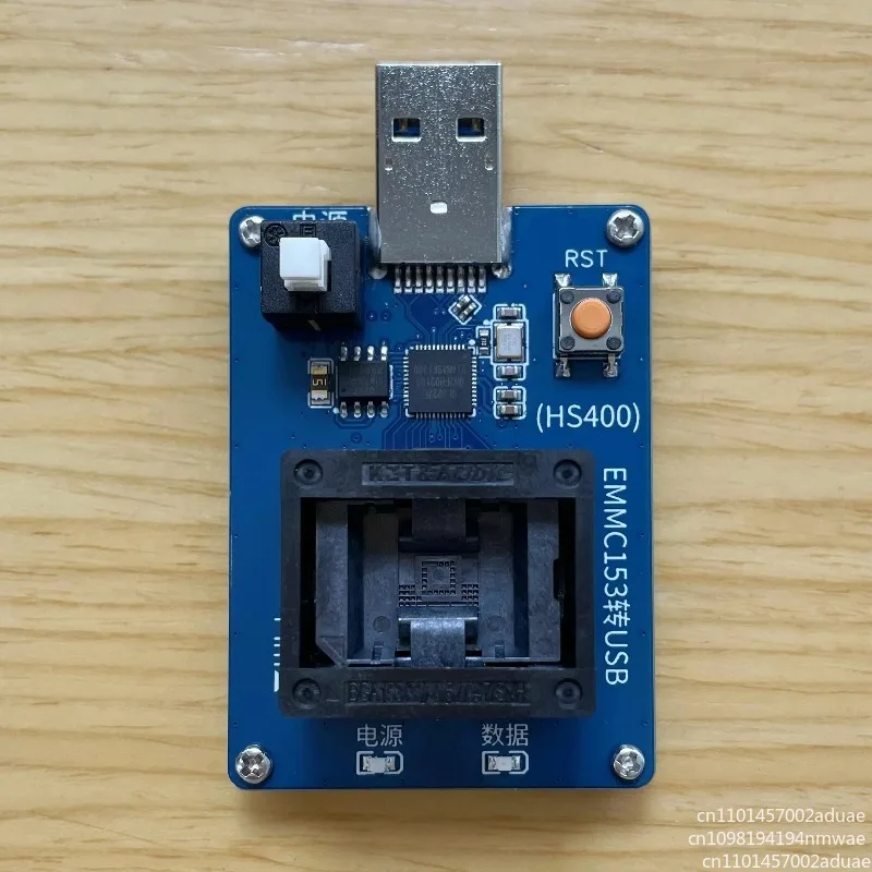 

Розетка для записи EMMC153, преобразованная на изображение USB 3.0, чтение и запись, тестирование чипа EMMC BGA153, испытательная стойка GL3224
