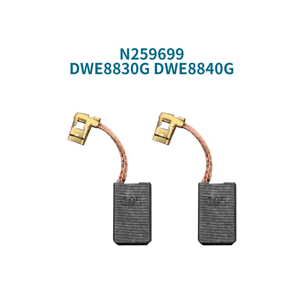 Escovas de carvão para serras de corte DEWALT N259699 DWE8830G DWE8840G DWE 8830G 8840G - Peças de reposição de escovas de carvão