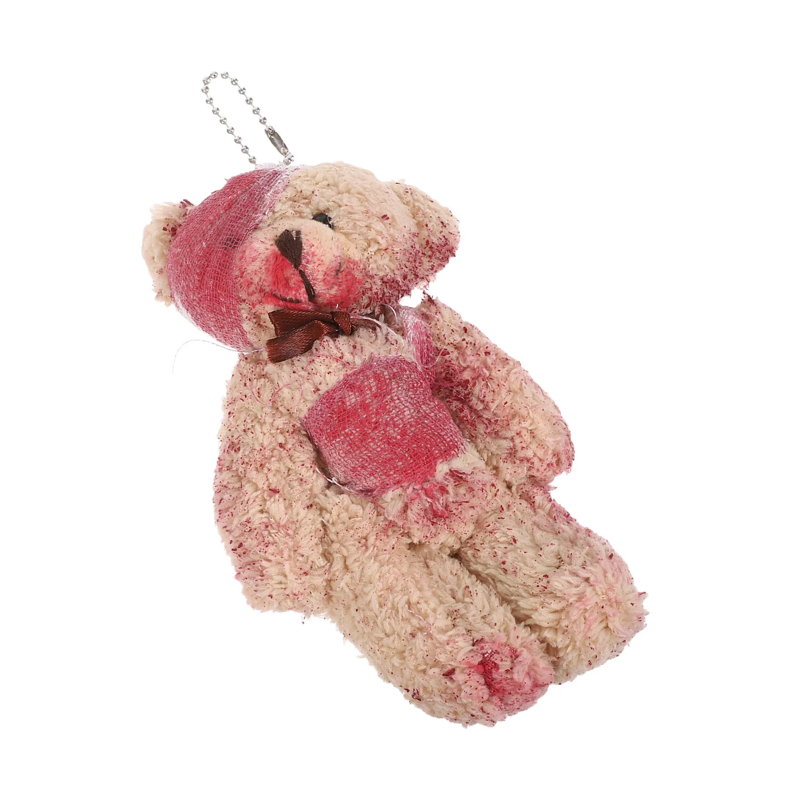 1 قطعة تصميم الدب الدموي لحقيبة السيارة حلقة حقيبة قلادة قلادة الهاتف الخليوي المفاتيح مفتاح سلسلة مفاتيح حلقية ملحق #4