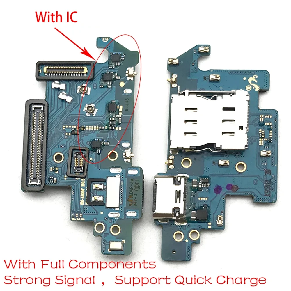 New Charger Board PCB Flex For Samsung A80 A805F USB Port Connector Dock Charging Ribbon Cable