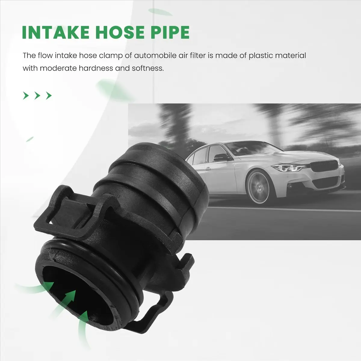 #59D (Black)Car Air Filter Flow Intake Hose Pipe Clip for Ford /Focus /C-Max,Automotive Parts & Accessories
